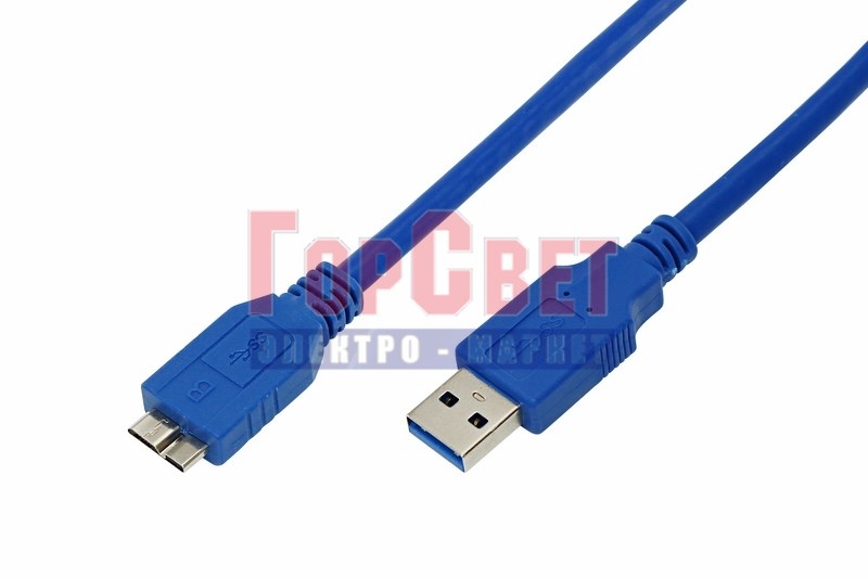 Шнур USB 3.0 - micro USB 3.0 (0.5м) - фото - 1
