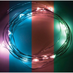 Гирлянда светодиодная Роса, 2 м, 20 диодов RGB - фото - 1