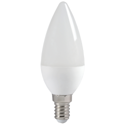 Лампа светодиодная E14 свеча 5Вт 4000К IEK - фото - 1