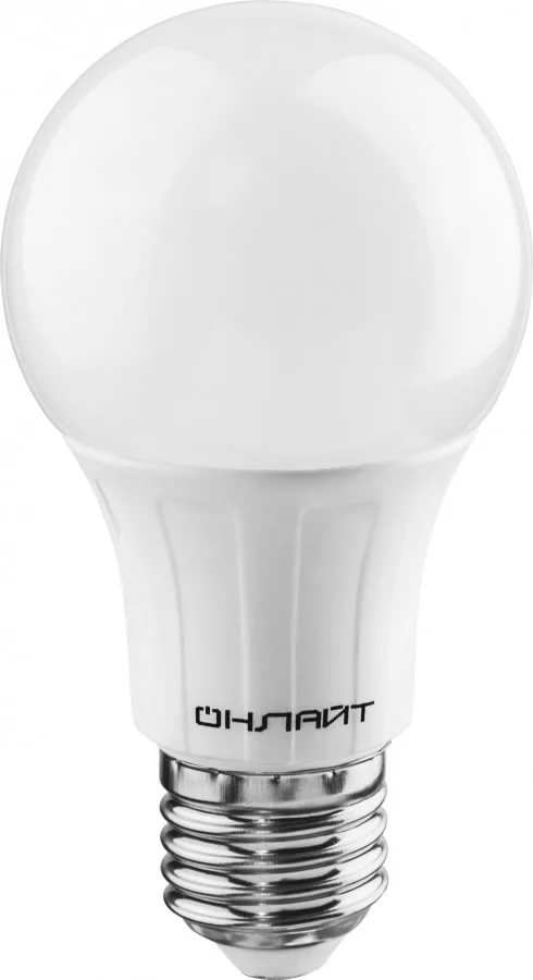 Лампа светодиодная E27 груша 10Вт 2700К Онлайт - фото - 1