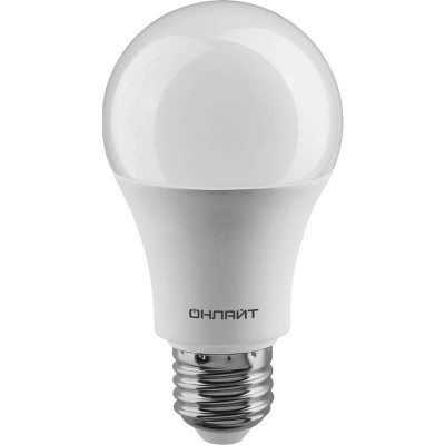 Лампа светодиодная E27 груша 15Вт 6500К Онлайт - фото - 1